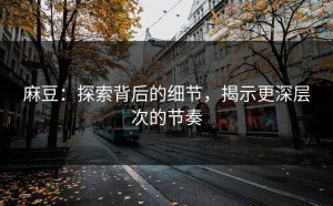 麻豆：探索背后的细节，揭示更深层次的节奏